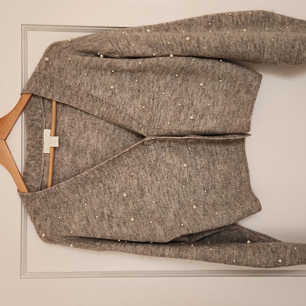 H&M pearled cardigan